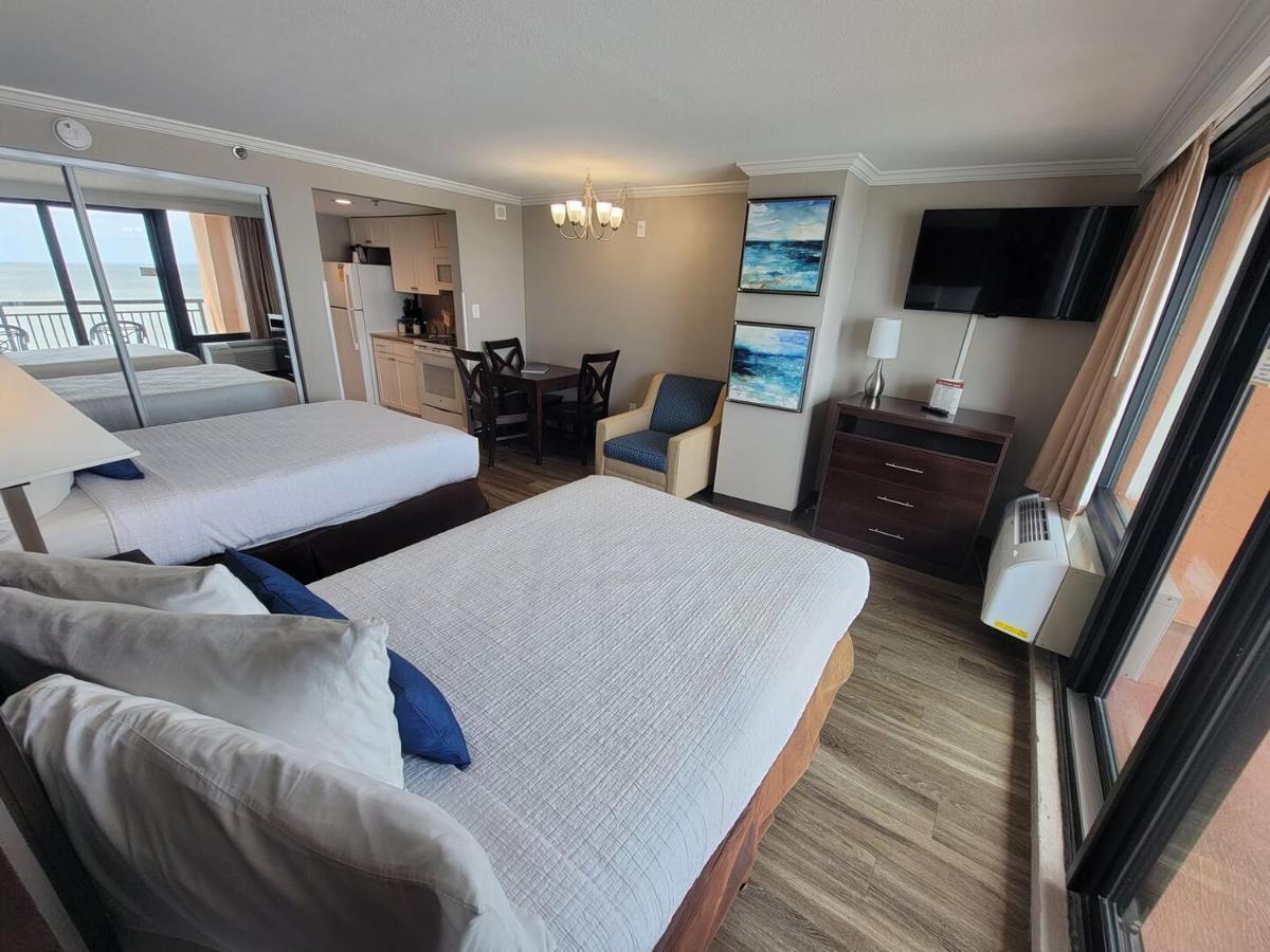 Direct Oceanfront Suite Caravelle Resort 615 Sleeps 4 Guests Myrtle Beach Bagian luar foto